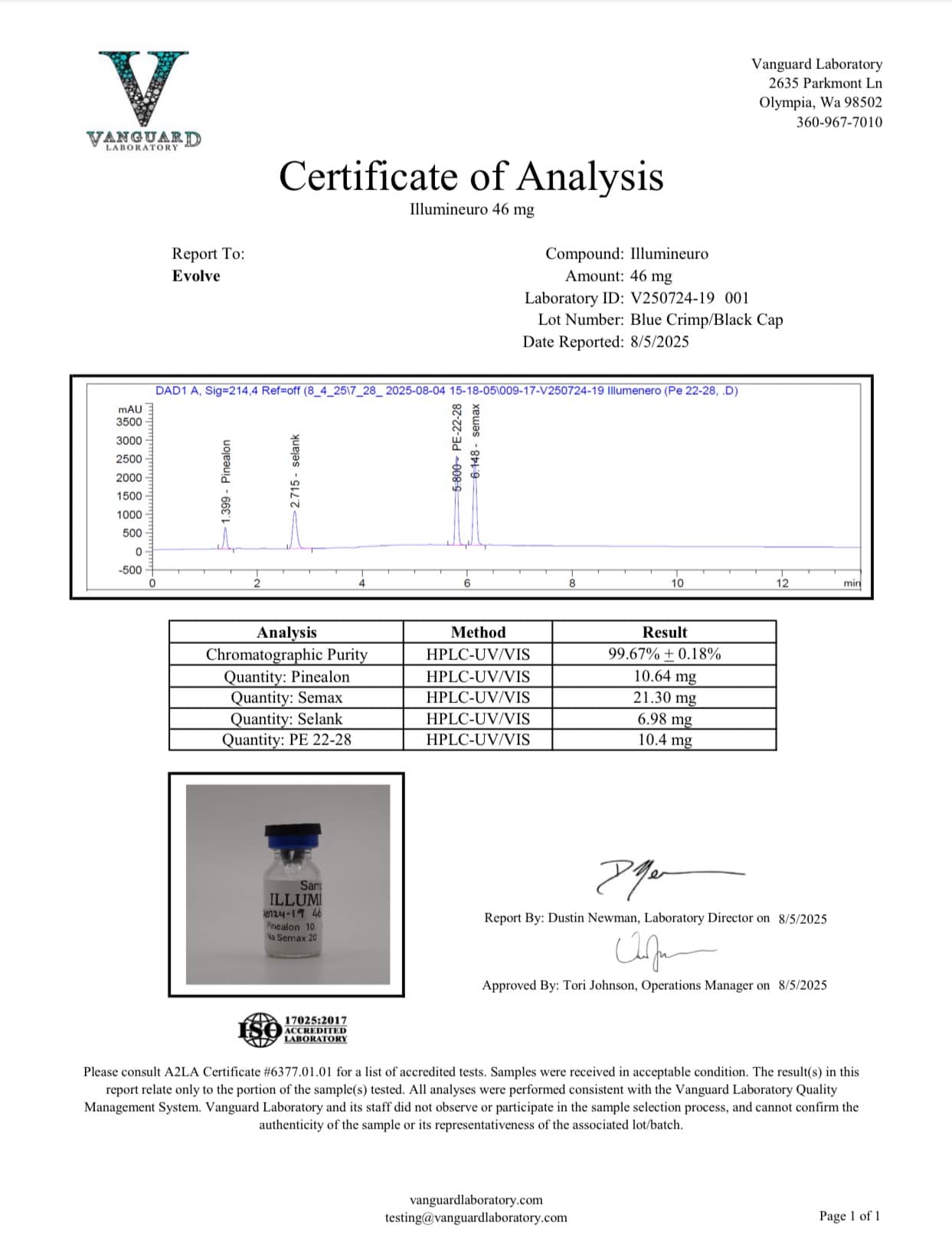 illumiNeuro™️ 43mg Peptide Research Complex - Image 3