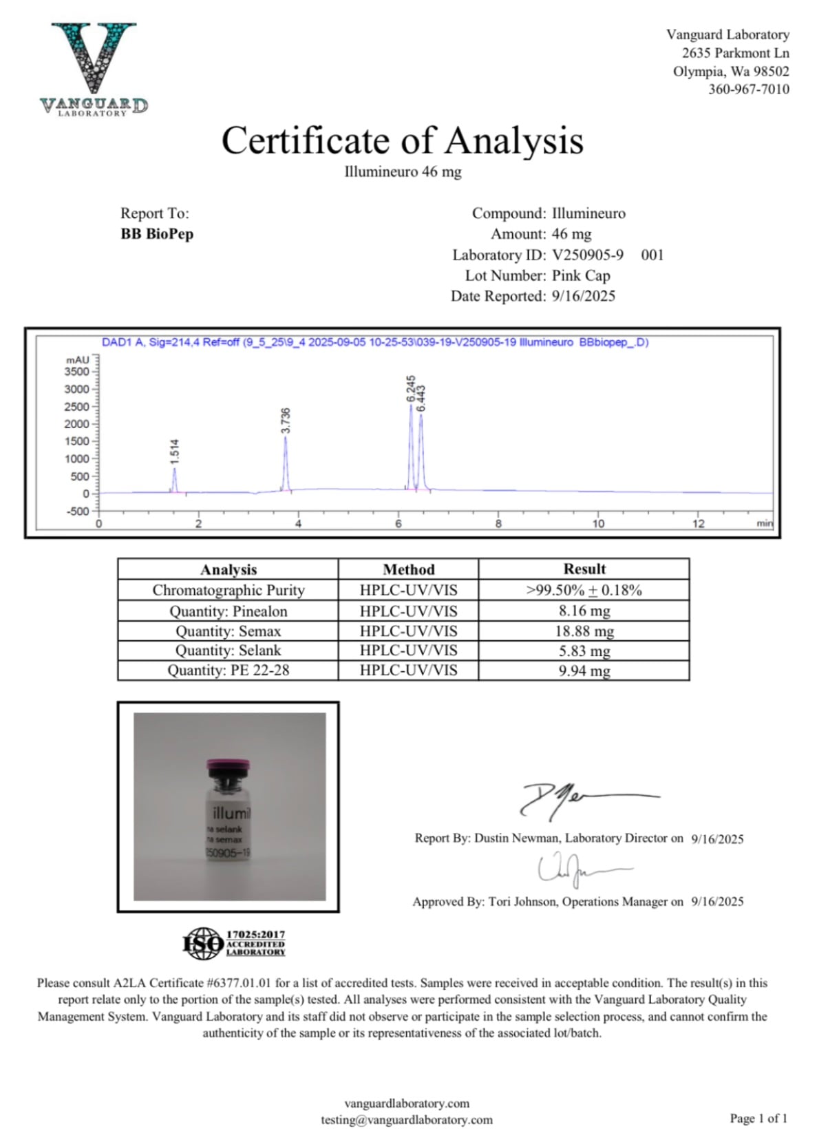 illumiNeuro™️ 43mg Peptide Research Complex - Image 2