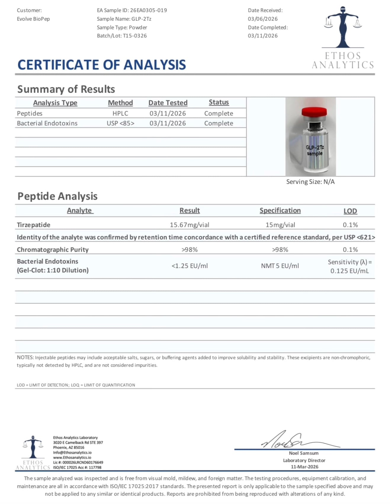 Tirz-15 | Dual Agonist Research Peptide 15mg - Image 2