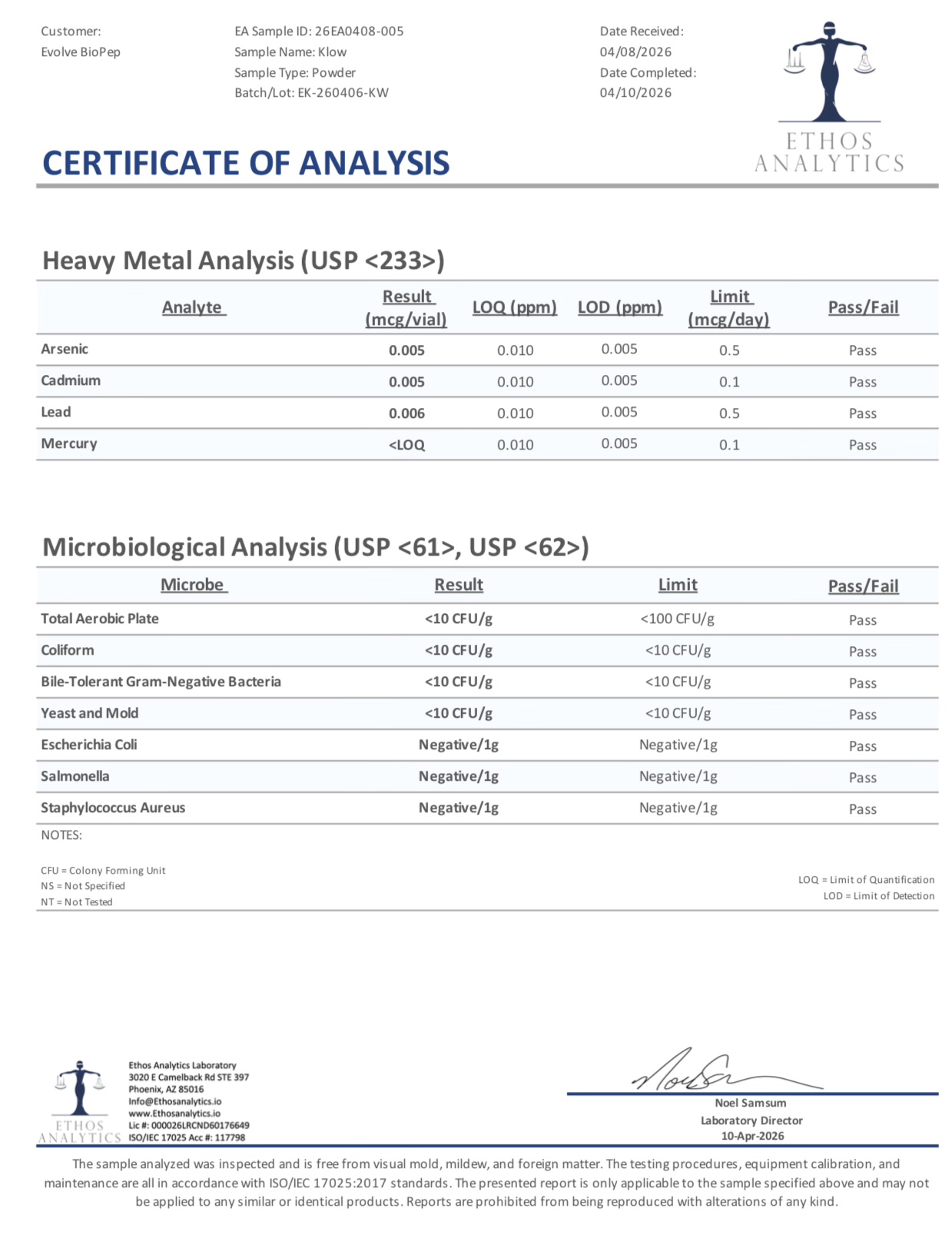 KLOW™️ Multi-Peptide Research Complex - Image 3