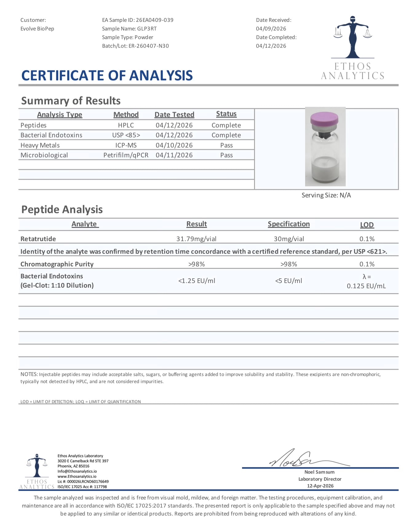 Reta-30 | Tri-Agonist Research Peptide 30mg - Image 2